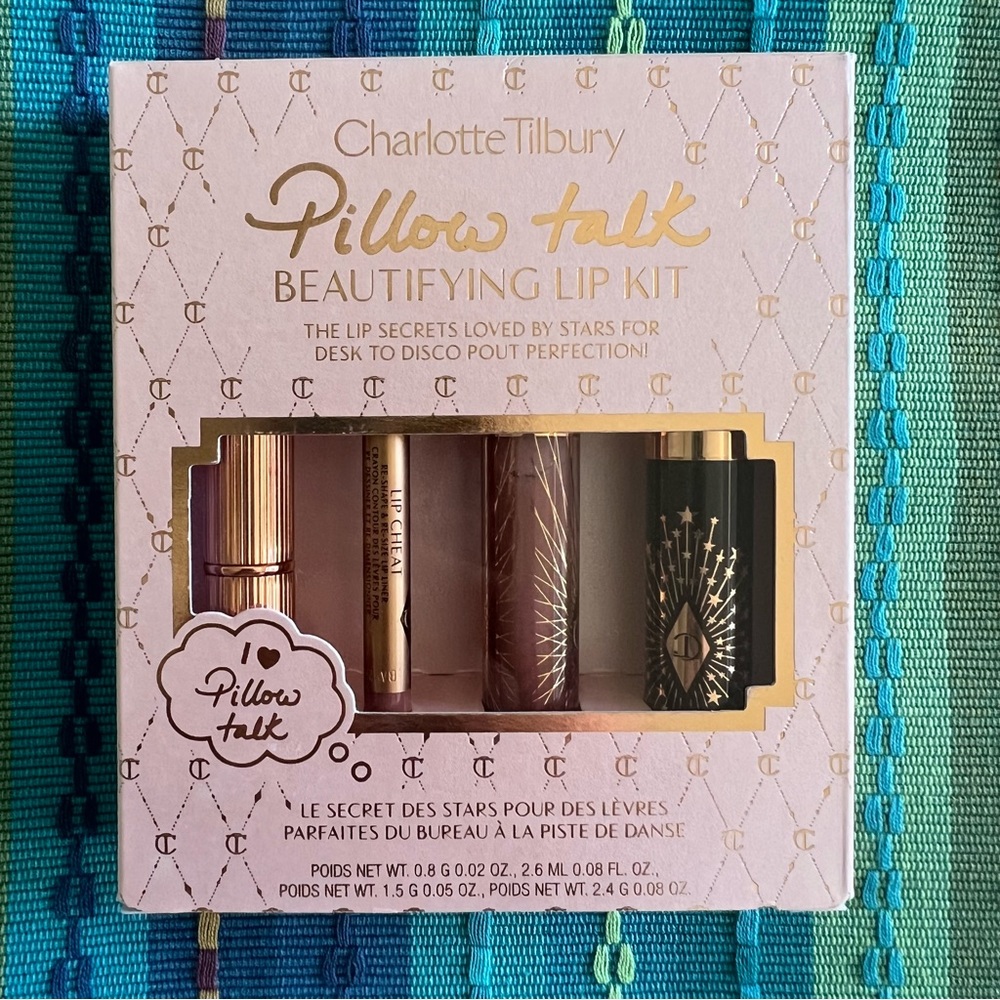 Charlotte Tilbury Pillow Talk Beautifying Lip Kit NIB